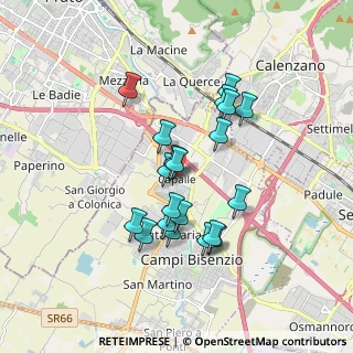 Mappa Piazza Palagione, 50013 Campi Bisenzio FI, Italia (1.548)