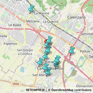 Mappa Piazza Palagione, 50013 Campi Bisenzio FI, Italia (1.8575)