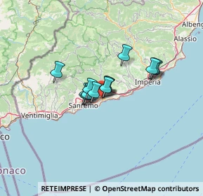 Mappa Via Morene, 18018 Taggia IM, Italia (8.05538)