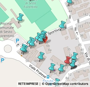 Mappa Via Provinciale Calenzano, 50019 Sesto Fiorentino FI, Italia (0.072)