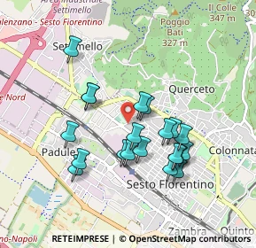 Mappa Via Provinciale Calenzano, 50019 Sesto Fiorentino FI, Italia (0.8295)