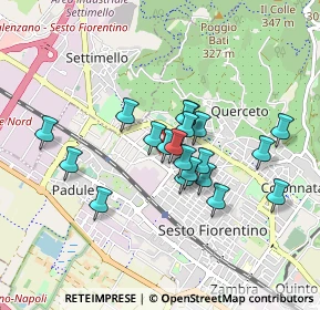 Mappa Via Provinciale Calenzano, 50019 Sesto Fiorentino FI, Italia (0.7175)