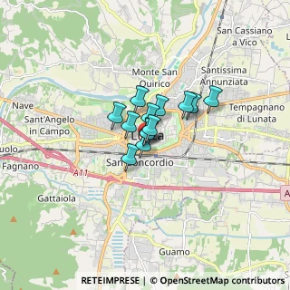 Mappa Via del Sasso, 55100 Lucca LU, Italia (0.8)