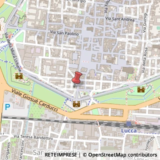 Mappa Via Francesco Carrara, 55100 Lucca LU, Italia, 55100 Lucca, Lucca (Toscana)