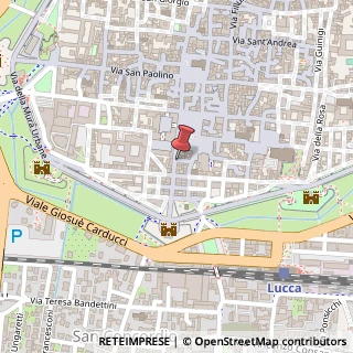 Mappa Via del Sasso, 4, 55100 Lucca, Lucca (Toscana)