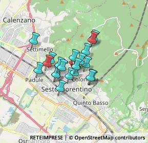 Mappa Via Andrea Costa, 50019 Sesto Fiorentino FI, Italia (1.1045)