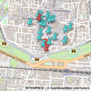 Mappa Via S. Girolamo, 55012 Lucca LU, Italia (0.211)