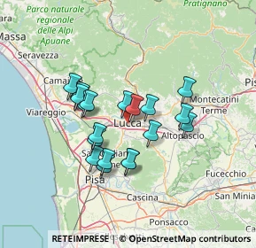 Mappa Via S. Girolamo, 55012 Lucca LU, Italia (11.478)