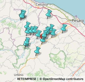 Mappa Via Papa Giovanni XXIII, 61022 Vallefoglia PU, Italia (5.74263)