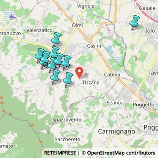 Mappa Via del Bigio, 51039 Quarrata PT, Italia (1.93364)