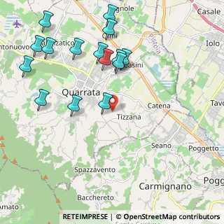 Mappa Via del Bigio, 51039 Quarrata PT, Italia (2.69824)