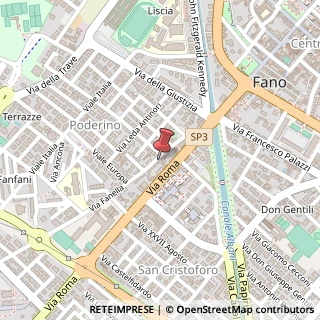 Mappa Via Fanella, 41, 61032 Fano, Pesaro e Urbino (Marche)