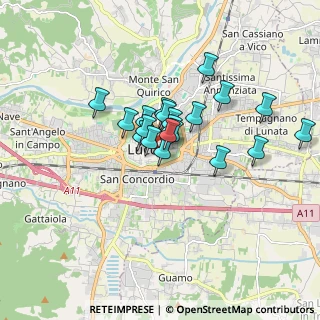 Mappa Via del Seminario I, 55100 Lucca LU, Italia (1.291)