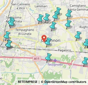 Mappa Via dell'Immagine Farnocchia, 55012 Capannori LU, Italia (2.868)