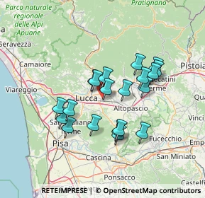 Mappa Via dell'Immagine Farnocchia, 55012 Capannori LU, Italia (11.97)
