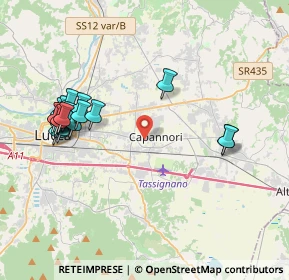 Mappa Via dell'Immagine Farnocchia, 55012 Capannori LU, Italia (4.441)