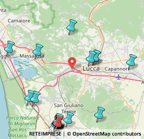 Mappa Fagnano, 55100 Lucca LU, Italia (11.757)