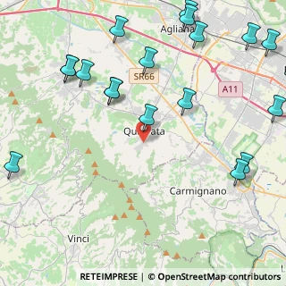 Mappa Via dei Ronchi, 51039 Quarrata PT, Italia (6.2635)