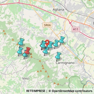 Mappa Via dei Ronchi, 51039 Quarrata PT, Italia (2.93364)