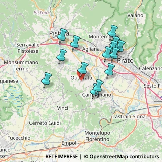 Mappa Via dei Ronchi, 51039 Quarrata PT, Italia (6.94143)