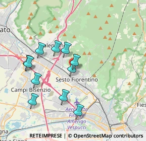 Mappa Via Vincenzo Viviani, 50019 Sesto Fiorentino FI, Italia (3.63909)