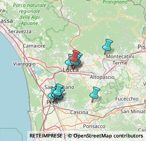 Mappa Via Pubblici Macelli, 55100 Lucca LU, Italia (11.20083)