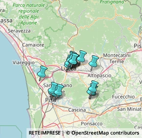 Mappa Via Pubblici Macelli, 55100 Lucca LU, Italia (9.05722)