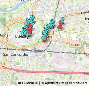 Mappa Via Pubblici Macelli, 55100 Lucca LU, Italia (0.7775)