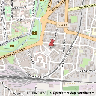 Mappa Via dei Pubblici Macelli, 101, 55100 Lucca, Lucca (Toscana)