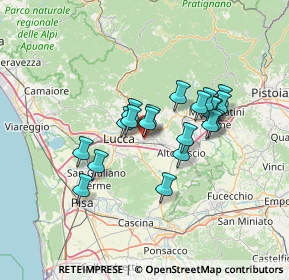 Mappa Via di Corte Bertolucci, 55012 Capannori LU, Italia (11.119)