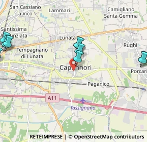 Mappa Via di Corte Bertolucci, 55012 Capannori LU, Italia (2.82182)