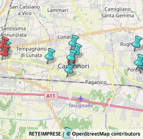 Mappa Via di Corte Bertolucci, 55012 Capannori LU, Italia (2.5625)