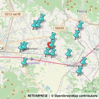 Mappa Via del Municipio, 55016 Porcari LU, Italia (4.134)