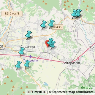 Mappa Via del Municipio, 55016 Porcari LU, Italia (4.68667)