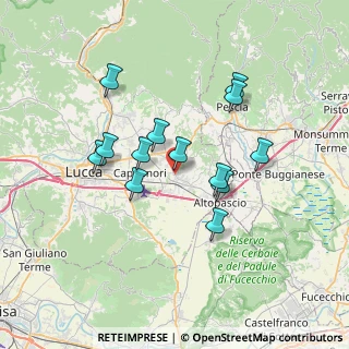 Mappa Via del Municipio, 55016 Porcari LU, Italia (6.24846)