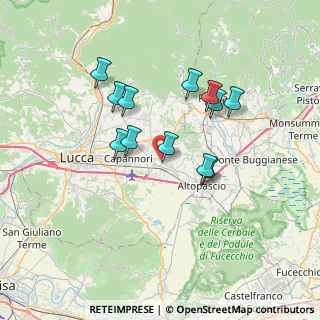 Mappa Via del Municipio, 55016 Porcari LU, Italia (6.2275)