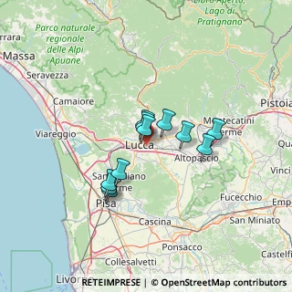 Mappa Via Antonioli, 55100 Lucca LU, Italia (9.97273)