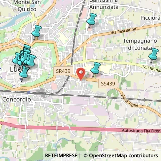 Mappa Via Antonioli, 55100 Lucca LU, Italia (1.58)