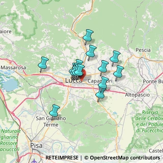 Mappa Via Antonioli, 55100 Lucca LU, Italia (4.81467)
