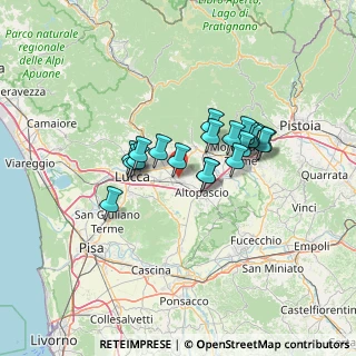 Mappa Via del Bozzo, 55016 Porcari LU, Italia (10.4085)