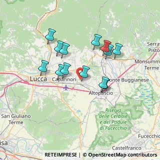 Mappa Via del Bozzo, 55016 Porcari LU, Italia (6.42462)