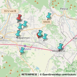 Mappa Via del Bozzo, 55016 Porcari LU, Italia (4.05333)