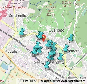 Mappa Via Donatello, 50019 Sesto Fiorentino FI, Italia (0.8015)