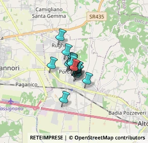 Mappa Via Roma, 55016 Porcari LU, Italia (0.5845)