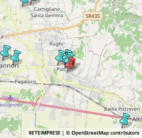 Mappa Via Roma, 55016 Porcari LU, Italia (2.04818)