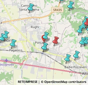 Mappa Via Roma, 55016 Porcari LU, Italia (2.9725)