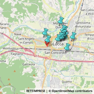 Mappa Via Giovanni Sercambi, 55100 Lucca LU, Italia (1.51)