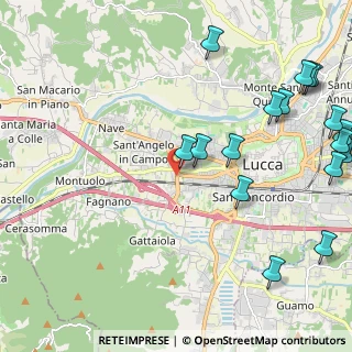 Mappa Via delle Città Gemelle, 55100 Lucca LU, Italia (3.07944)