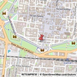 Mappa Via Francesco Carrara,  38, 55100 Lucca, Lucca (Toscana)