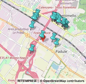 Mappa Via degli Olmi, 50019 Calenzano FI, Italia (0.9395)